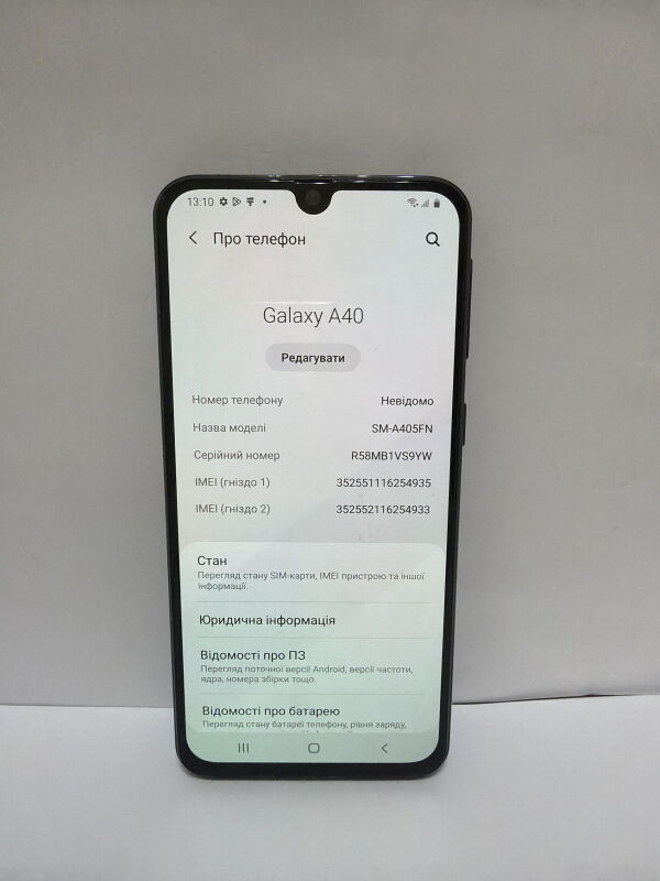 Samsung Galaxy A40 SM-A405FN 4/64gb - Б/В - Фото №2