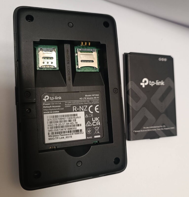 Модем 4G / 3G + Wi-Fi роутер TP-Link M7350 - Б/В - Фото №4