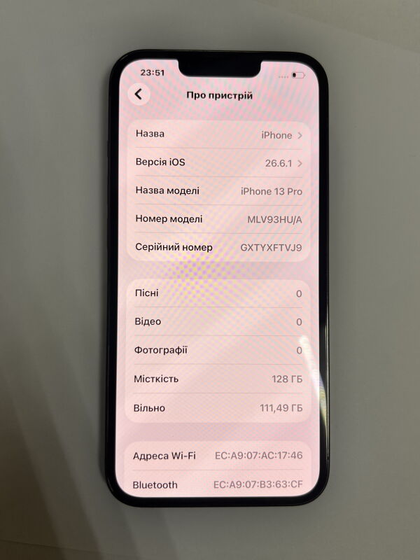 Apple iPhone 13 Pro 128GB Graphite - Б/В - Фото №5