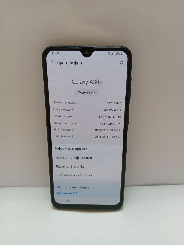 Samsung Galaxy A30s (SM-A307FN/DS) 3/32Gb - Б/В - Фото №4