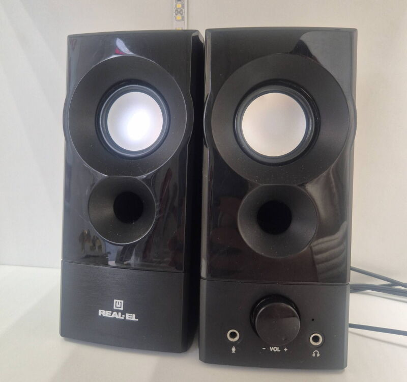Акустична система Real-El S-90 Black (EL121100011) - Б/В