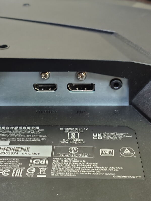 Монітор MSI MAG 242F - Б/В - Фото №2