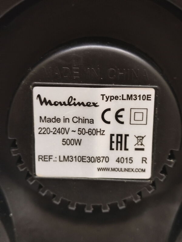 Блендер MOULINEX LM310E30 Faciclic Glass - Б/В - Фото №3