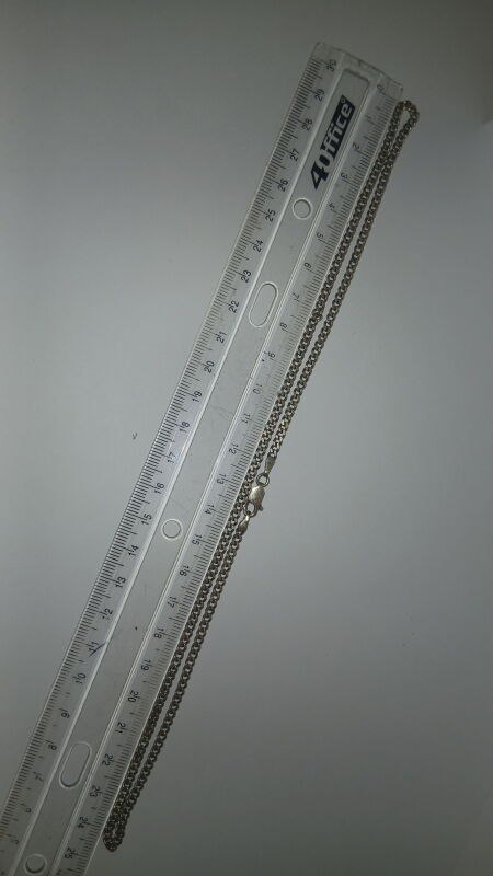 Срібний ланцюг з плетінням Панцирне (00104526) - Б/В - Фото №2