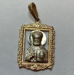 Підвіска з червоного та білого золота (00092052) - Б/В Підвіска з червоного та білого золота (00092052) - Б/В від виробника NoName