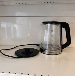 Електричний чайник Grunhelm EKG-2313 Black - Б/В від виробника Grunhelm