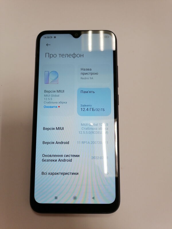 Xiaomi Redmi 9A 2/32GB Midnight Black, MZB9965EU - Б/В - Фото №2
