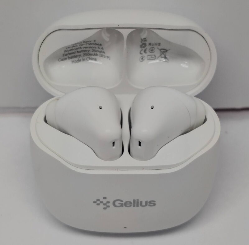 Бездротові навушники TWS Gelius Basic 2 GP-TWS048 White - Б/В