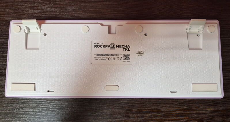 Клавіатура дротова Hator Rockfall 2 Mecha TKL Orange USB Lilac (HTK-724) - Б/В - Фото №2
