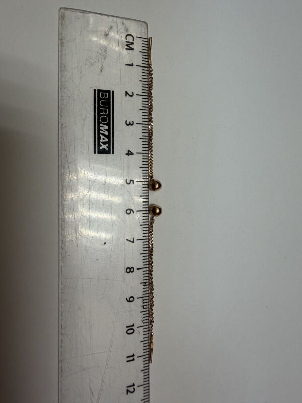 Сережки з червоного золота (00110134) - Б/В - Фото №2