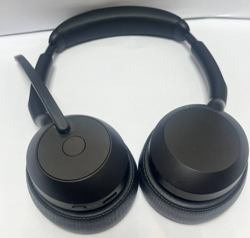 Навушники Jabra Evolve2 55 Link380c MS Stereo USB-A Black - Б/В - Фото №1 Навушники Jabra Evolve2 55 Link380c MS Stereo USB-A Black - Б/В