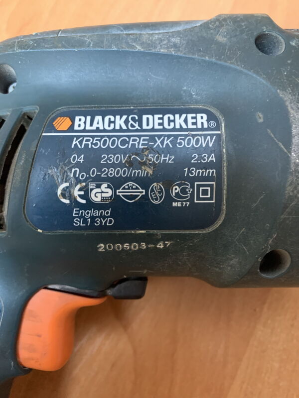 Дриль ударний Black+Decker KR504CRE-XK - Б/В - Фото №2