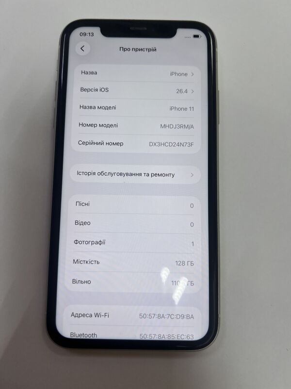 Apple Iphone 11 128GB, MWM02 - Б/В - Фото №2