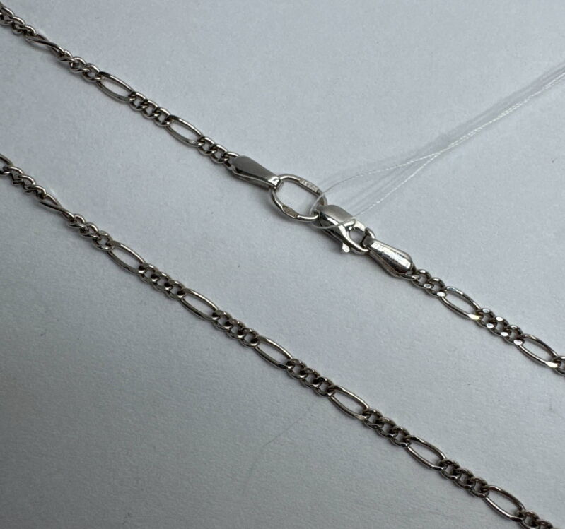 Ланцюг з білого золота з плетінням Картьє (00109117) - Б/В