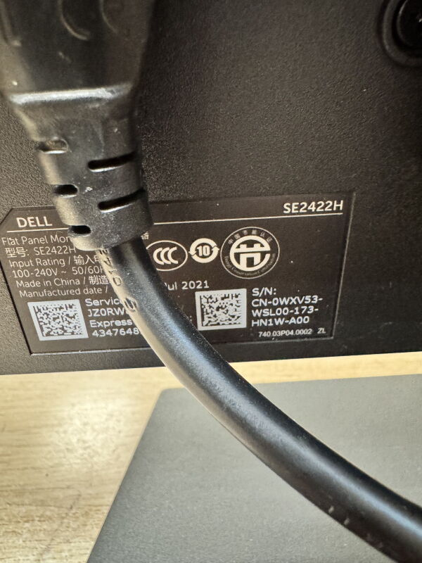 Монітор Dell SE2422H - Б/В - Фото №7
