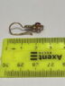 Сережки з червоного золота з рубіном (00096725) - Б/В - Прев'ю фото №3