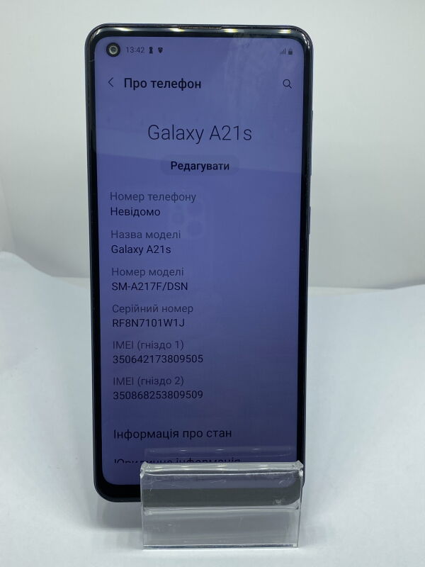 Samsung Galaxy A21s 3/32GB (SM-A217F/DSN) - Б/В - Фото №3