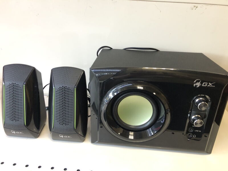 Акустична система Genius SW-G2.1 1200 - Б/В - Фото №1 Акустична система Genius SW-G2.1 1200 - Б/В