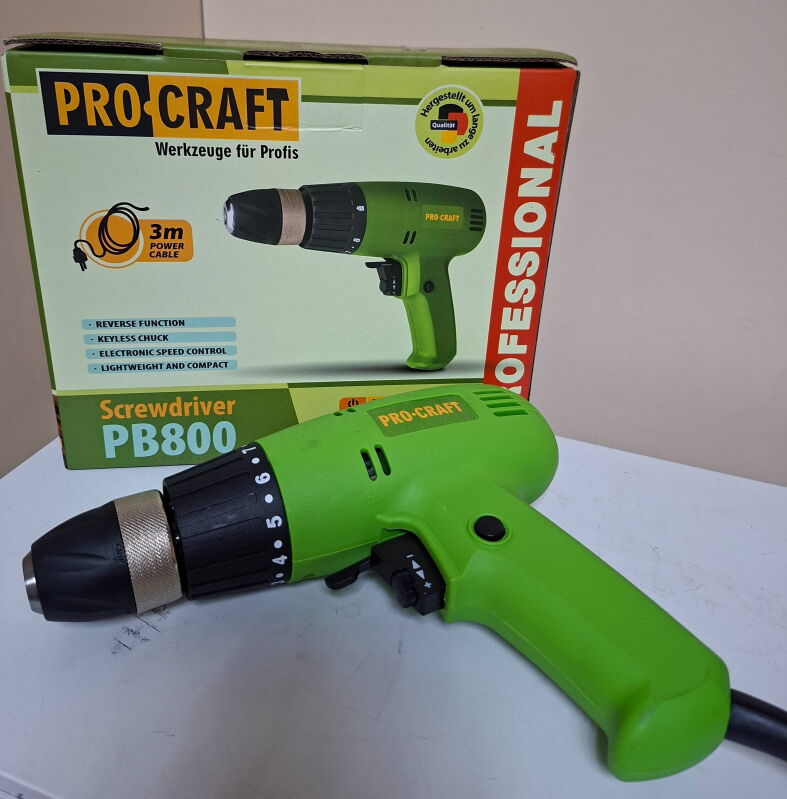 Шуруповерт мережевий Procraft PB800