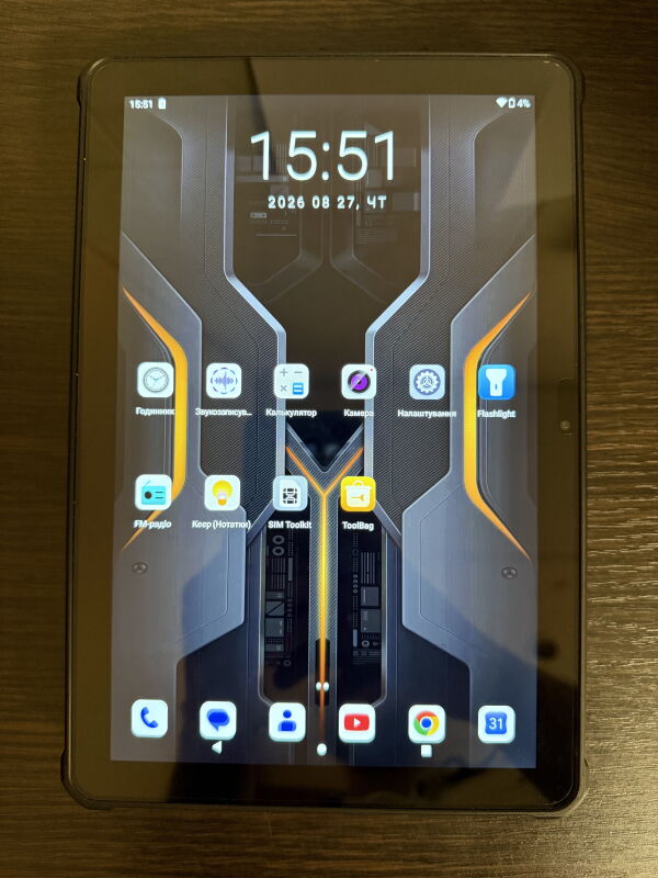 Планшет Oukitel RT7 Titan 4G 8/256GB Black, RT7-TITAN - Б/В