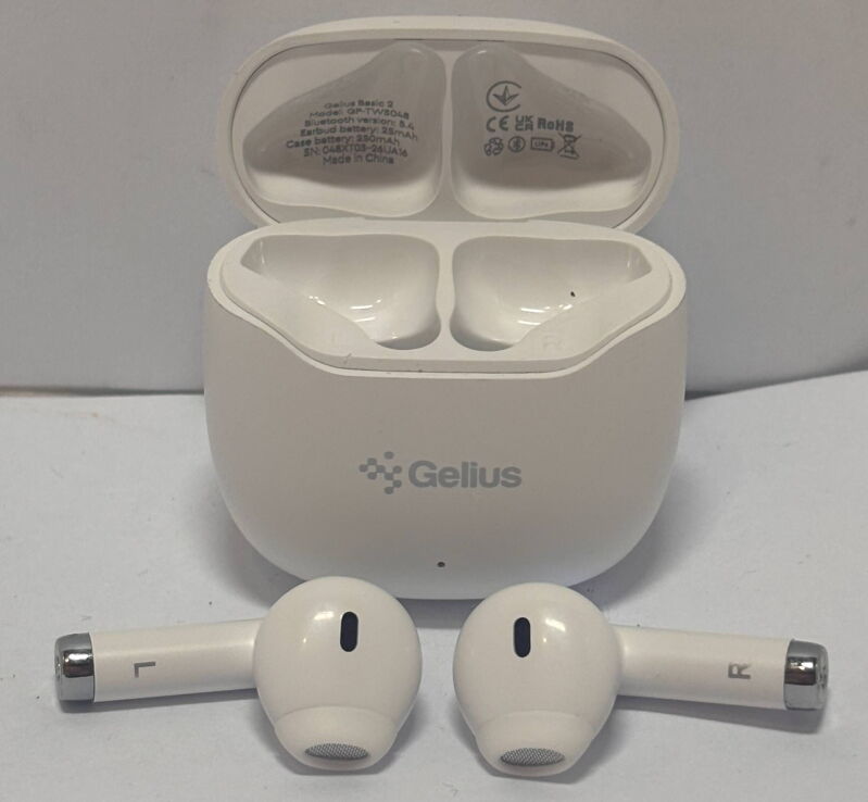 Бездротові навушники TWS Gelius Basic 2 GP-TWS048 White - Б/В
