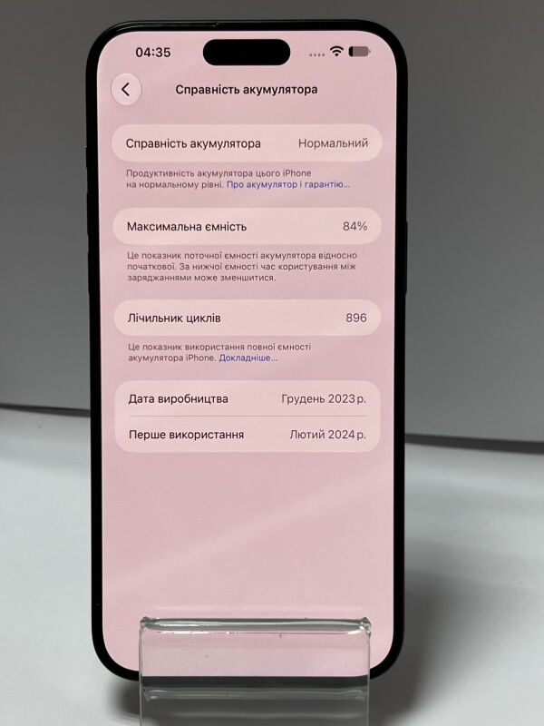 Apple iPhone 15 Pro Max 256GB Black Titanium - Б/В - Фото №4