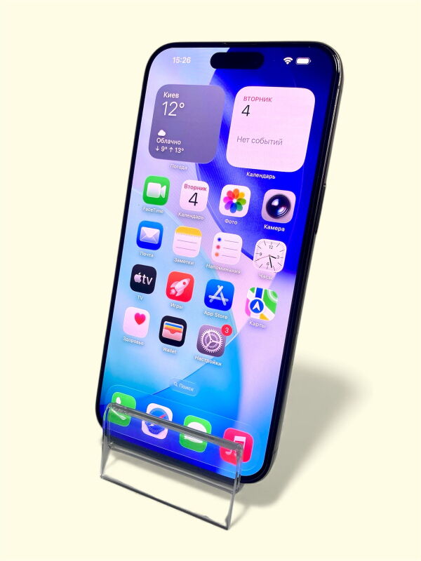 Apple iPhone 15 Pro Max 256GB eSIM Natural Titanium (MU683) - Б/В - Фото №2