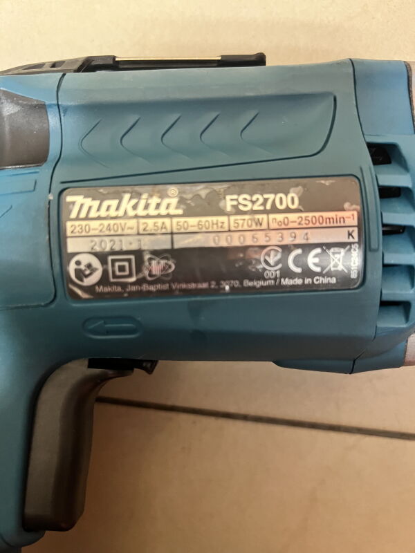 Мережевий шуруповерт для гіпсокартону Makita FS 2700 - Б/В - Фото №2