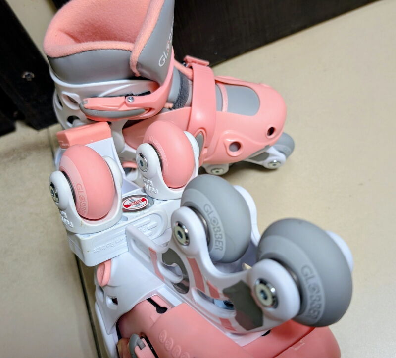 Роликові ковзани розсувні Globber Learning Skates 2in1 (26-29 р) - Б/В - Фото №3