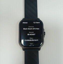 Смарт-годинник Black Shark GT3 Neo Black - Б/В від виробника Black Shark