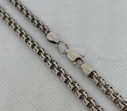 Срібний ланцюг з плетінням бісмарк (00104511) - Б/В Срібний ланцюг з плетінням бісмарк (00104511) - Б/В від виробника NoName