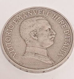 Срібна монета 2 ліри 1915 Італія (00098462) - Б/В Срібна монета 2 ліри 1915 Італія (00098462) - Б/В від виробника NoName