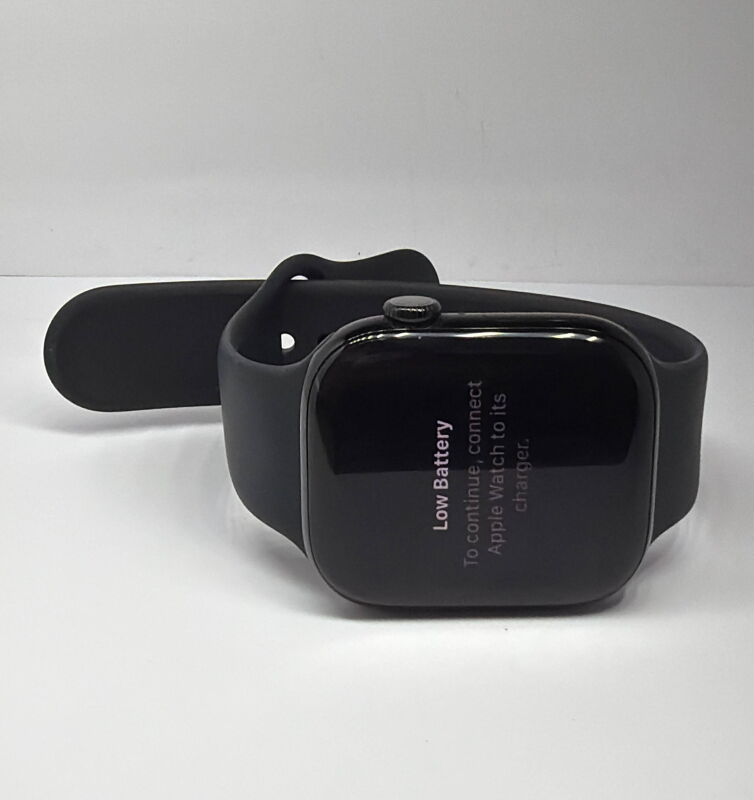 Смарт-годинник Apple Watch Series 10 GPS 46mm Jet Black Alu. Case w. Black Sport Band - M/L (MWWQ3) - Б/В