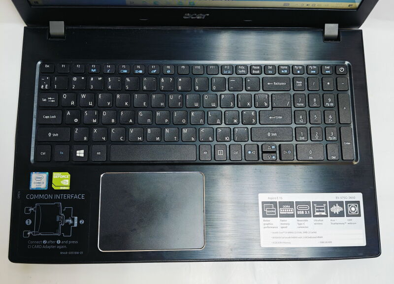Ноутбук Acer Aspire E5-575G (i3-6006U/24GB/HDD1TB) - Б/В - Фото №11