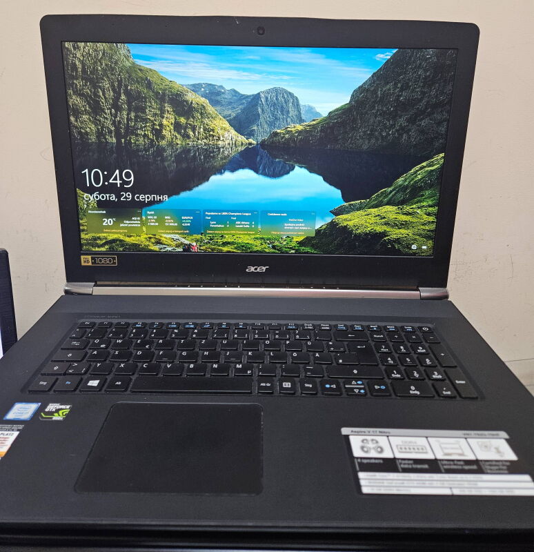 Ноутбук Acer Aspire VN7-792G (i7-6700HQ/16GB/SSD250GB+HDD1TB/GTX 950M) - Б/В