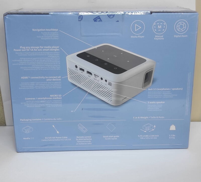 LED-проєктор Philips NeoPix 111 (NPX111/INT) - Б/В - Фото №2