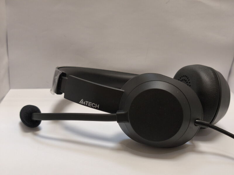 Навушники з мікрофоном A4Tech FH150U Black - Б/В - Фото №2