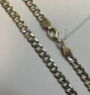 Срібний ланцюг з плетінням Панцирне (00096178) - Б/В - Прев'ю фото №1