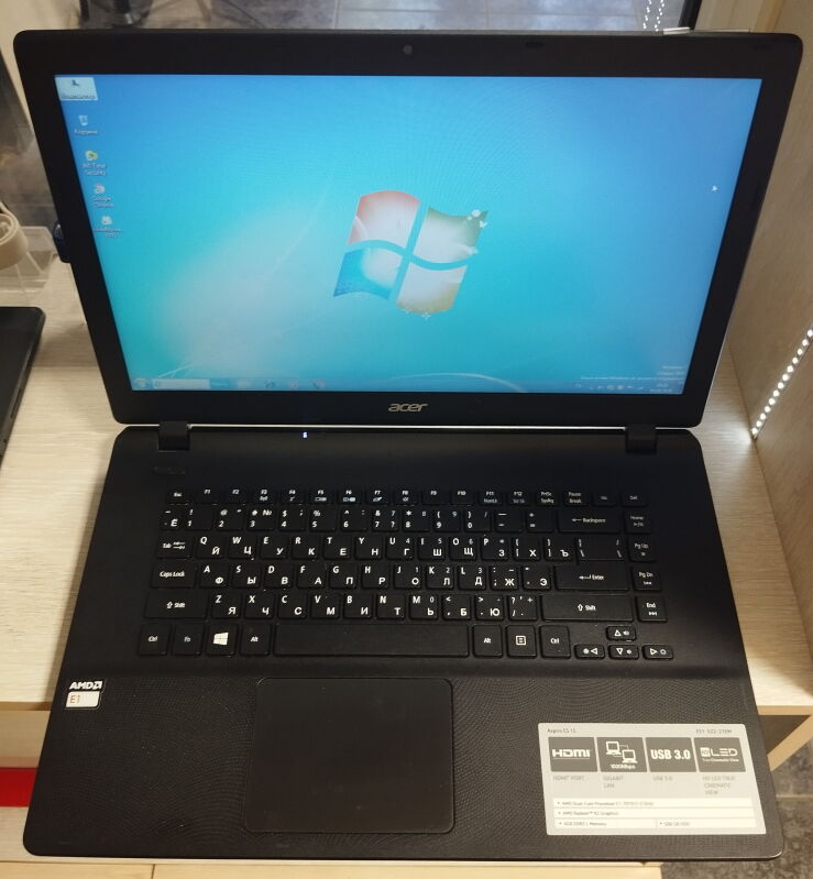 Ноутбук Acer Aspire ES1-522-21EM (NX.G2LEU.005) - Б/В