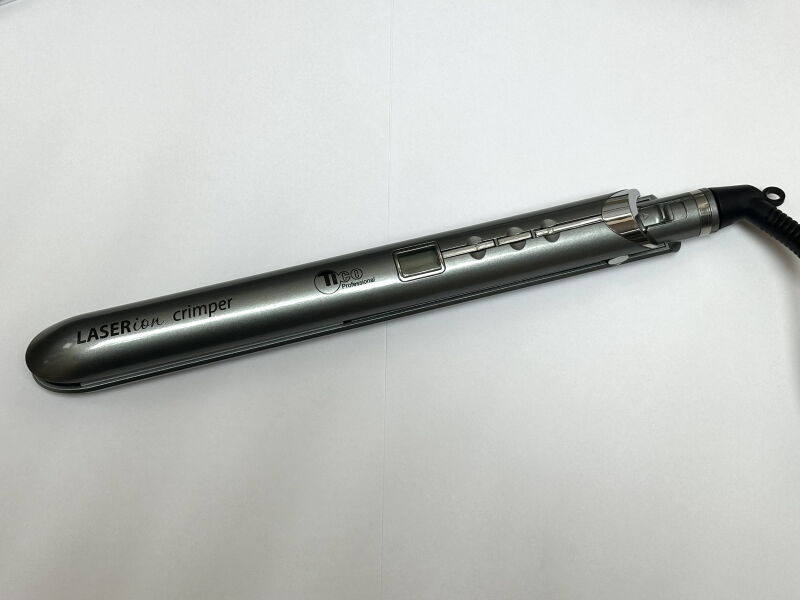 Вирівнювач для волосся Tico Professional Laser Ion Crimper Graphit (100224) - Б/В