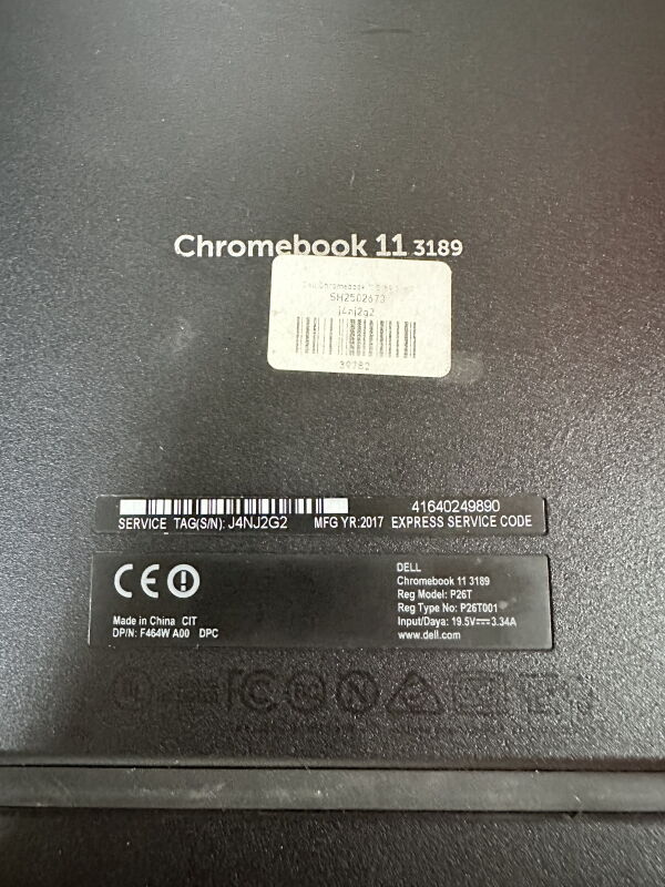 Ноутбук Dell Chromebook 11 3189 (Celeron N3060/2GB/eMMC32GB) - Б/В - Фото №5