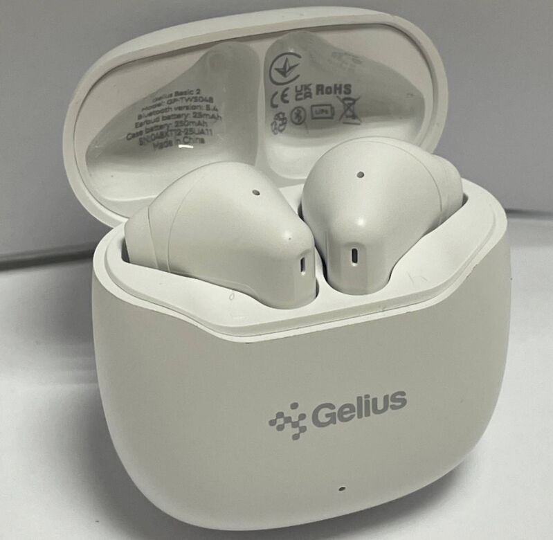 Бездротові навушники TWS Gelius Basic 2 GP-TWS048 White - Б/В - Фото №4