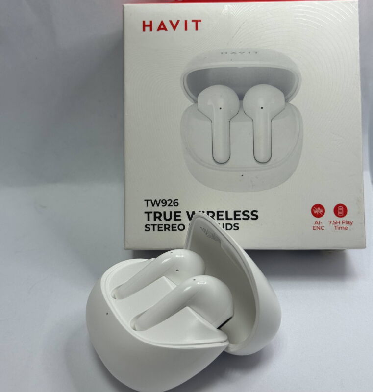 Бездротові навушники Havit TW926 TWS White - Б/В
