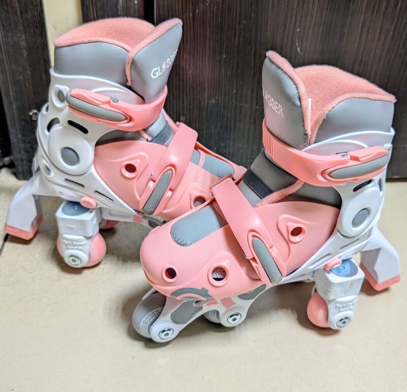 Роликові ковзани розсувні Globber Learning Skates 2in1 (26-29 р) - Б/В - Фото №1 Роликові ковзани розсувні Globber Learning Skates 2in1 (26-29 р) - Б/В
