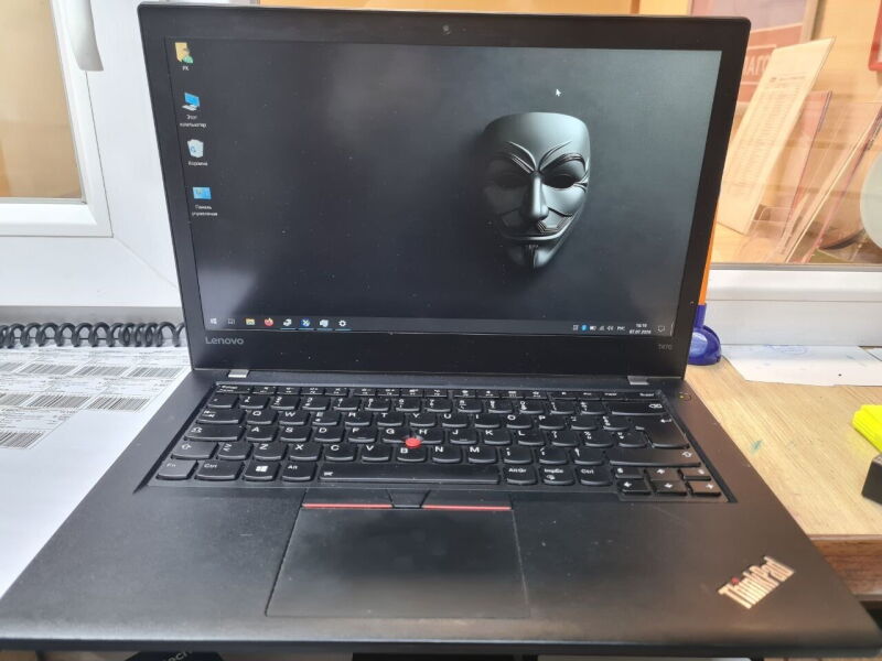 Ноутбук Lenovo ThinkPad T470 (i7-7600U/16GB/SSD256GB) - Б/В