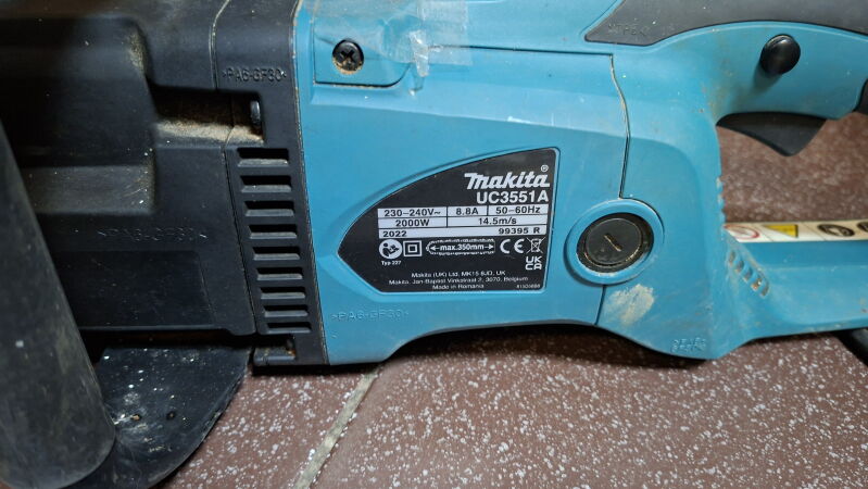 Мережева ланцюгова пила Makita UC3551A - Б/В - Фото №3
