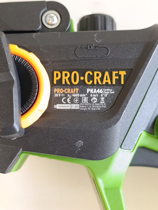 Пила ланцюгова акумуляторна Procraft PKA-46 BMC