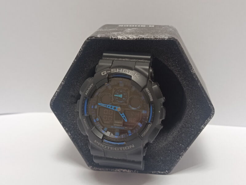 Годинник наручний Casio G-Shock GA-100-1A2ER - Б/В - Фото №4